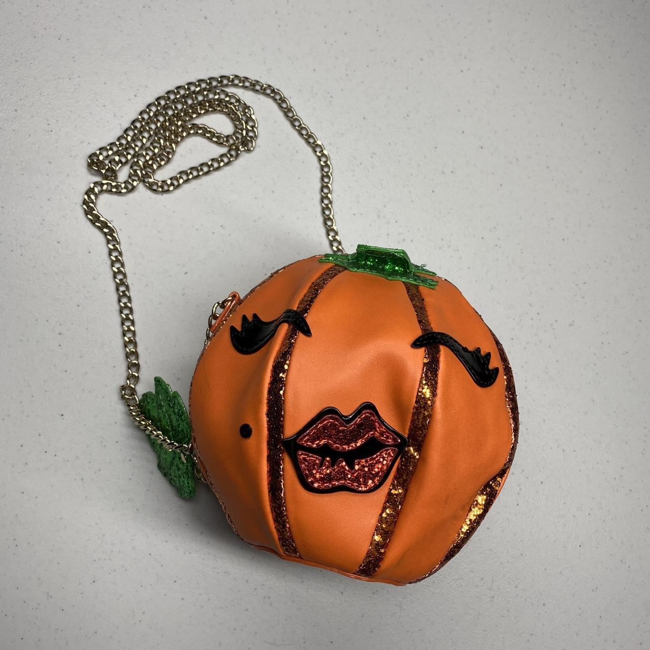 Betsey johnson pumpkin hotsell purse rare