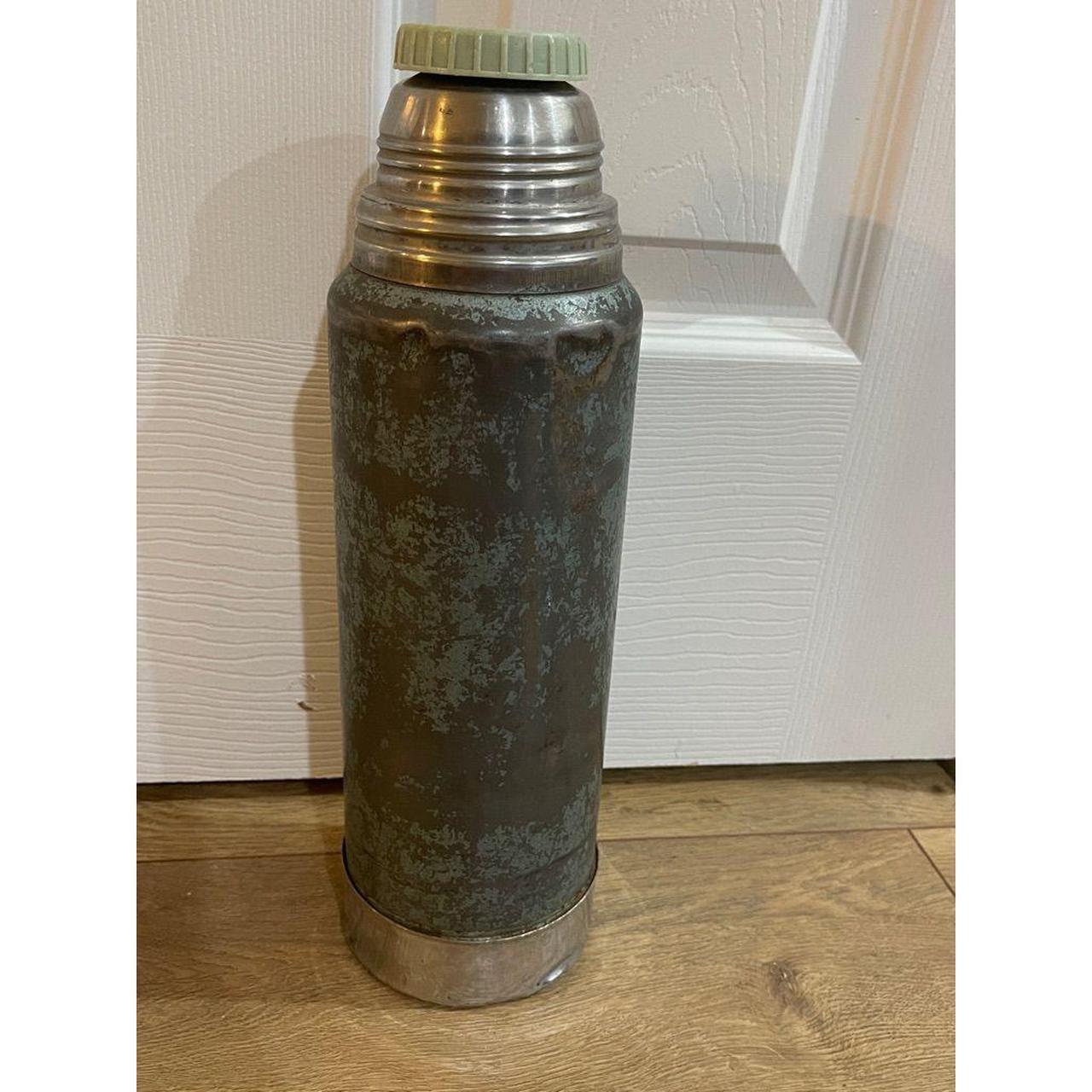 Vintage Stanley Aladdin Thermos Green Insulated Vacuum Thermos 