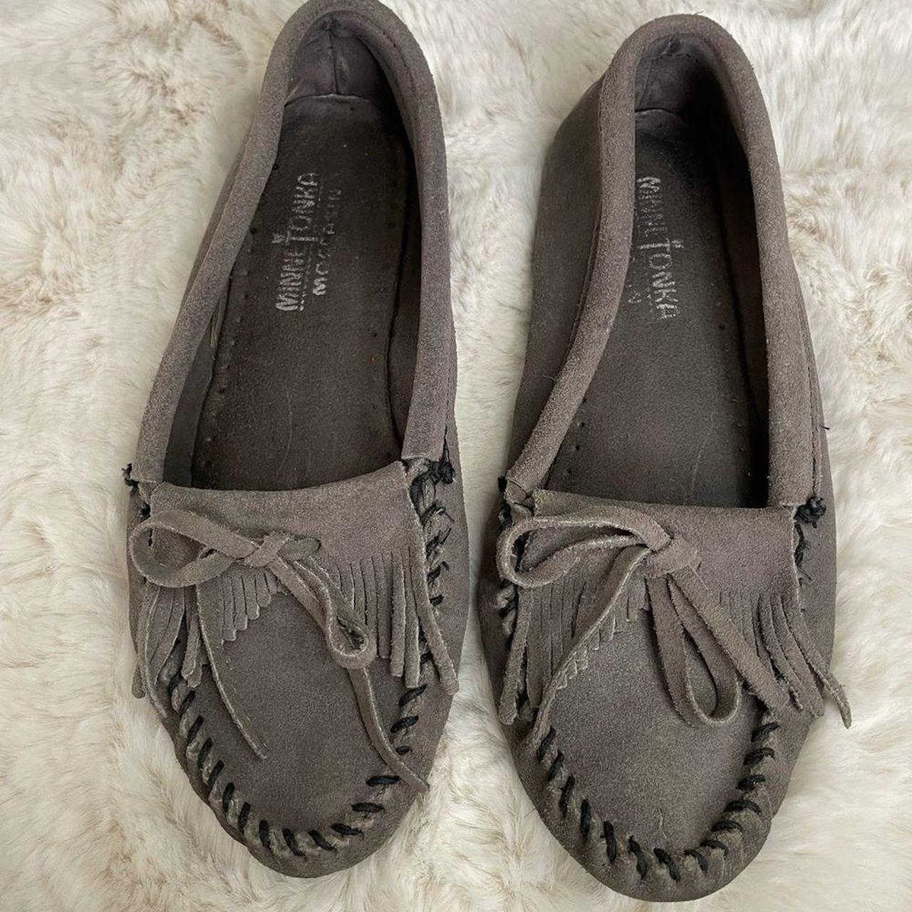 Women's Grey Loafers Depop