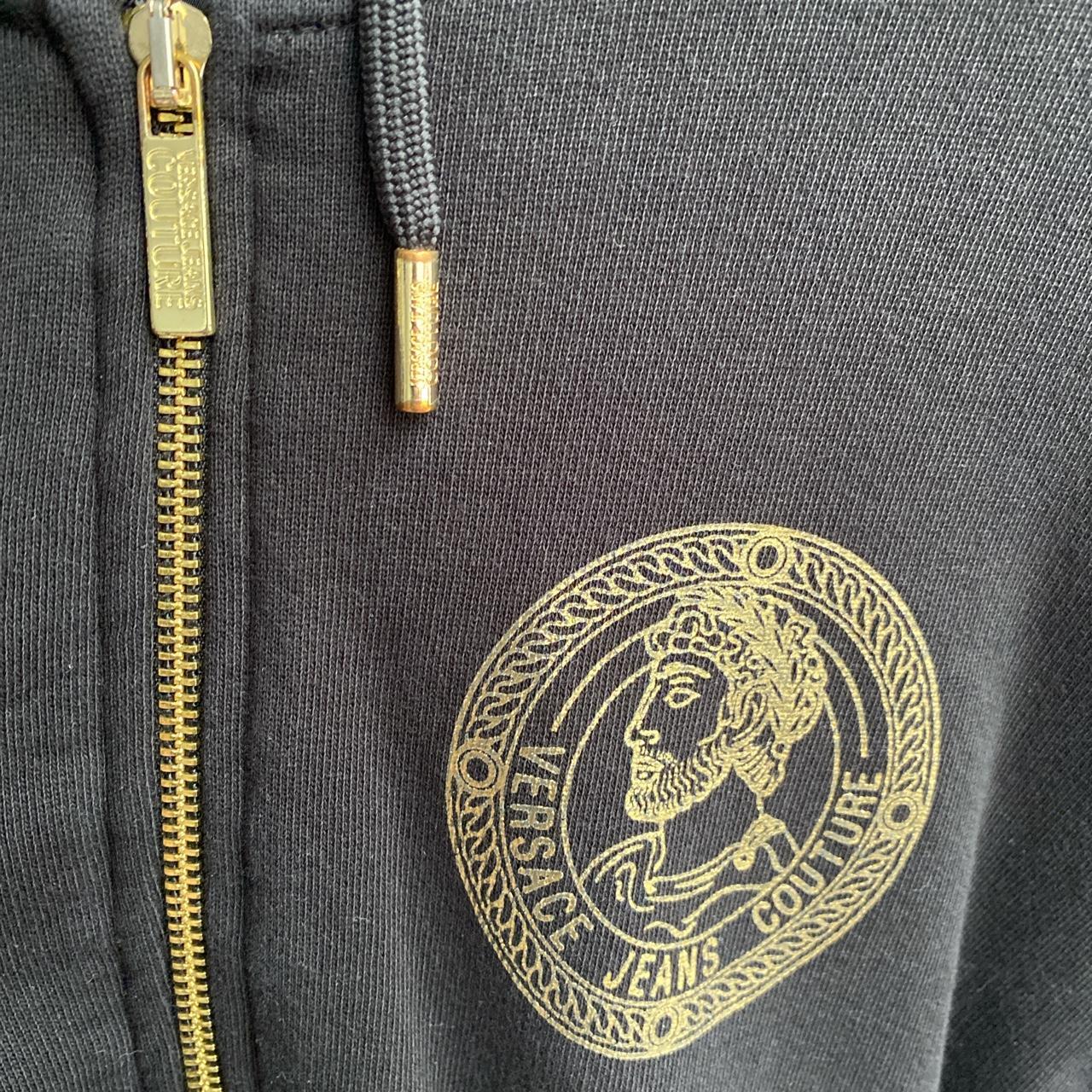 Versace Jeans Couture Zip up Hoodie, UK MENS MEDIUM.... - Depop