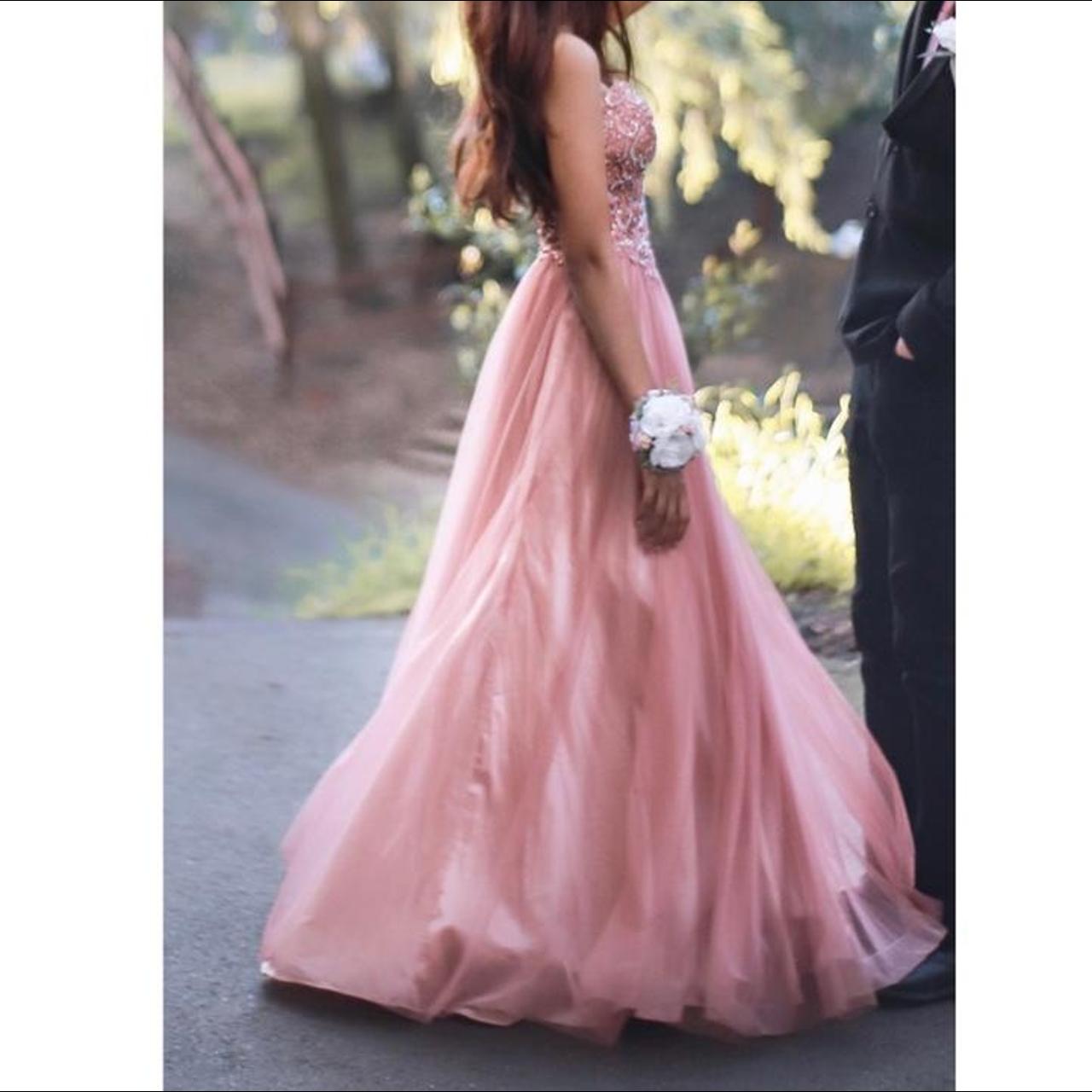 Selling my old prom dress!! Beautiful pink tulle... Depop