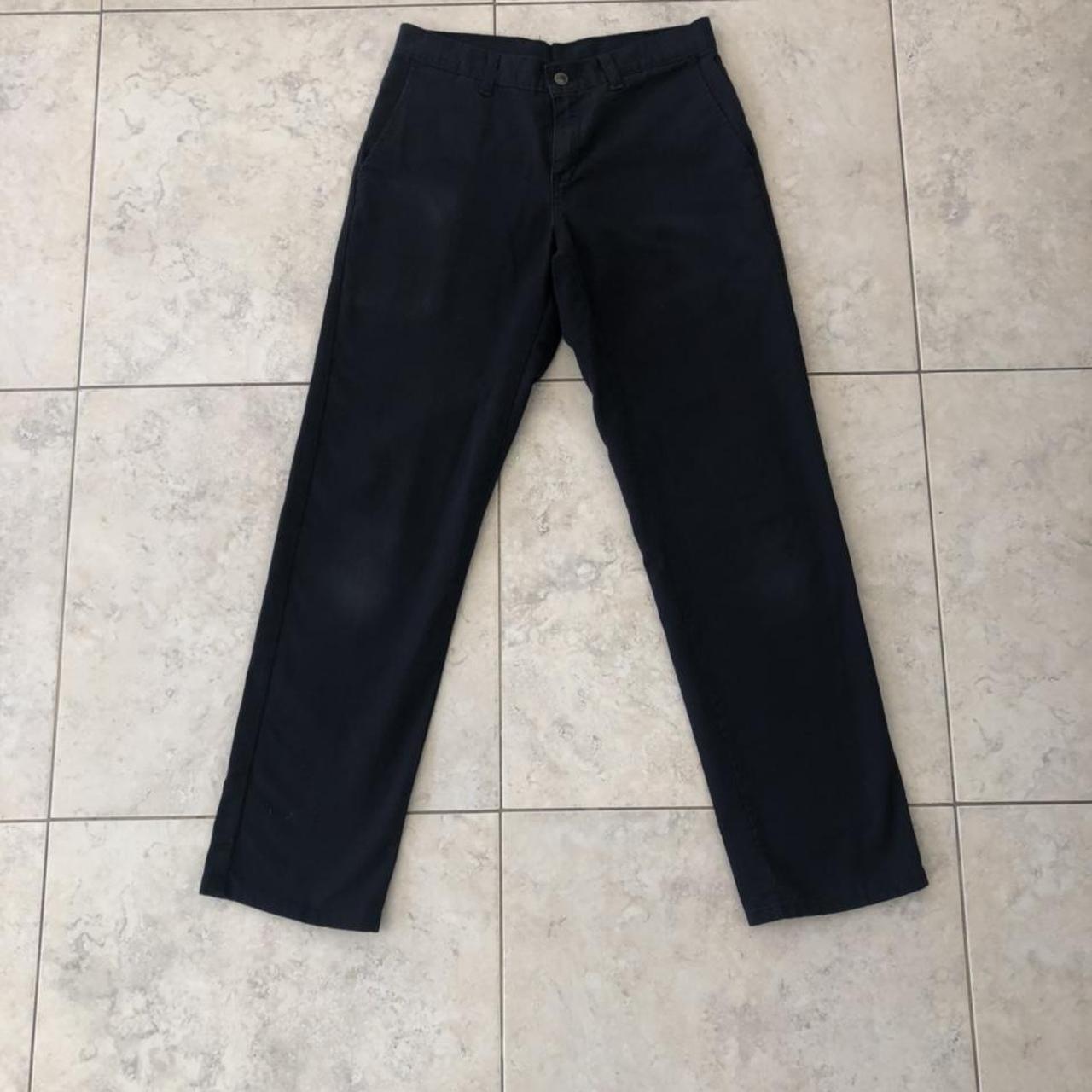 Vintage Genuine Dickies Black Pants Size: 30 x... - Depop