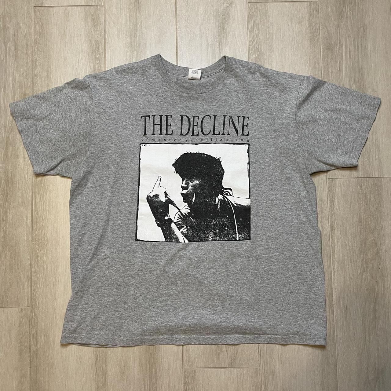 SUPREME TEE. , Decline of western civilization , Size...