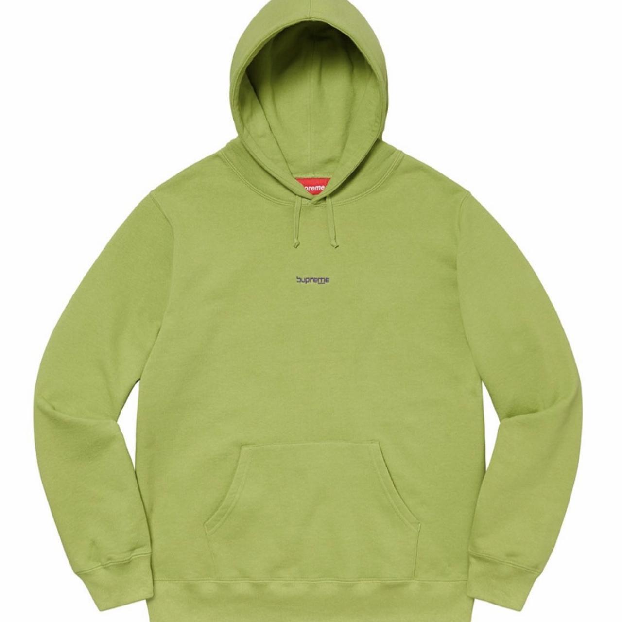 Supreme hotsell lime hoodie