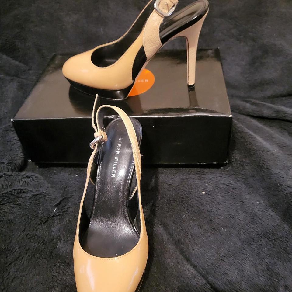 Karen millen deals nude shoes