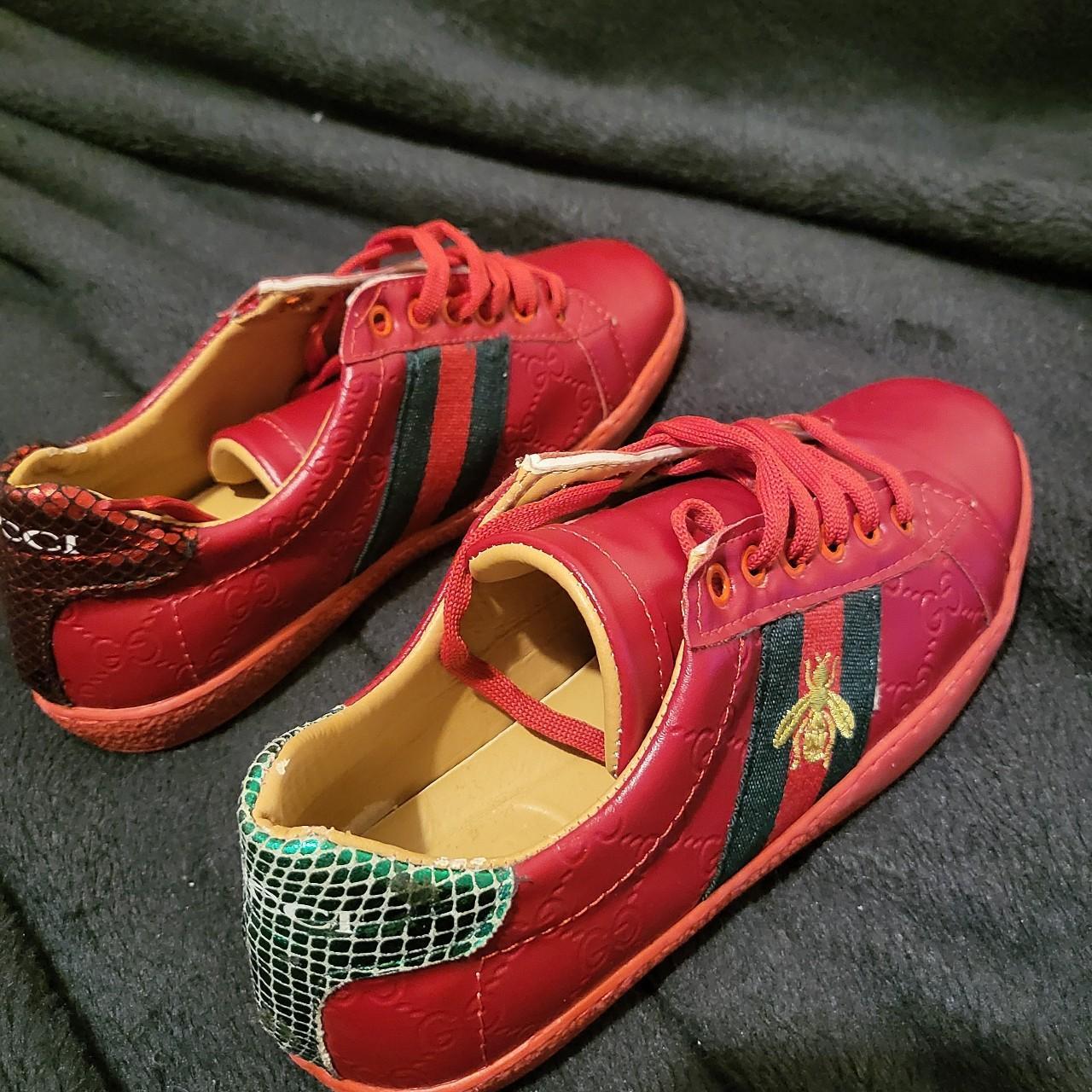 Gucci cheap trainers red