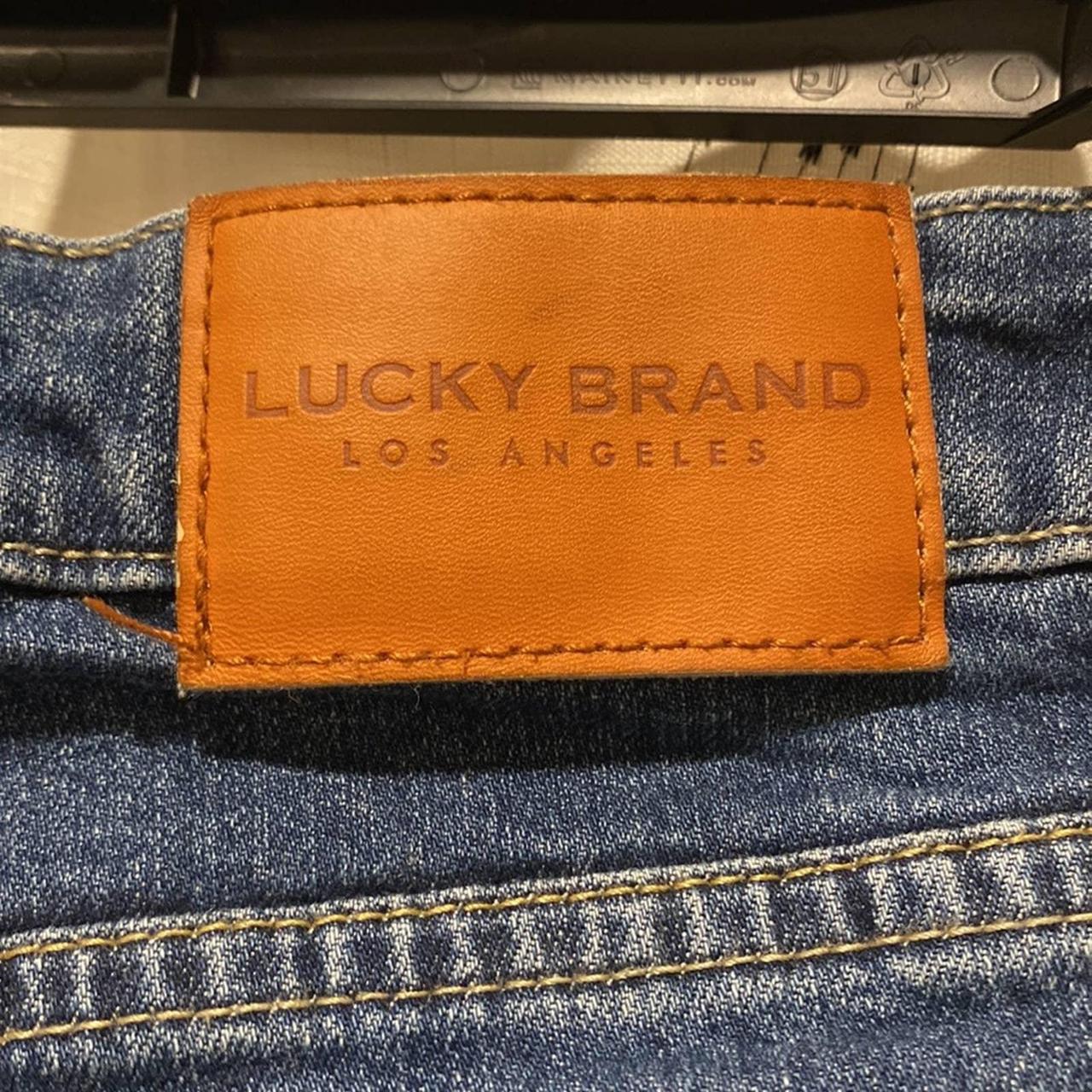 Lucky Brand Women's Blue Shorts Depop