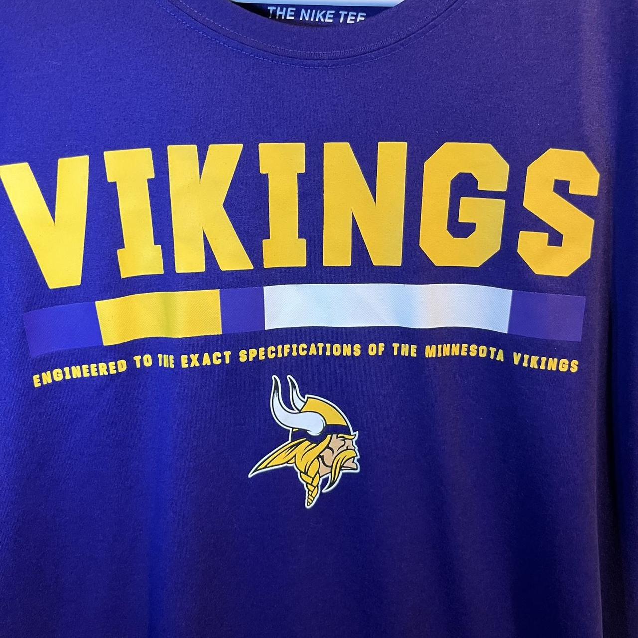 NFL Minnesota Vikings Dri-Fit Nike Tee (Men's | Depop