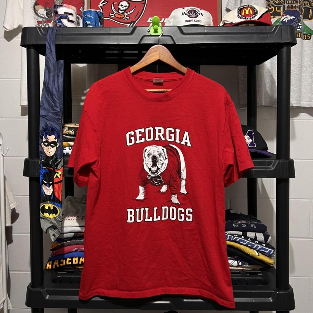 Vintage university of Georgia Bulldogs tee @depop... - Depop