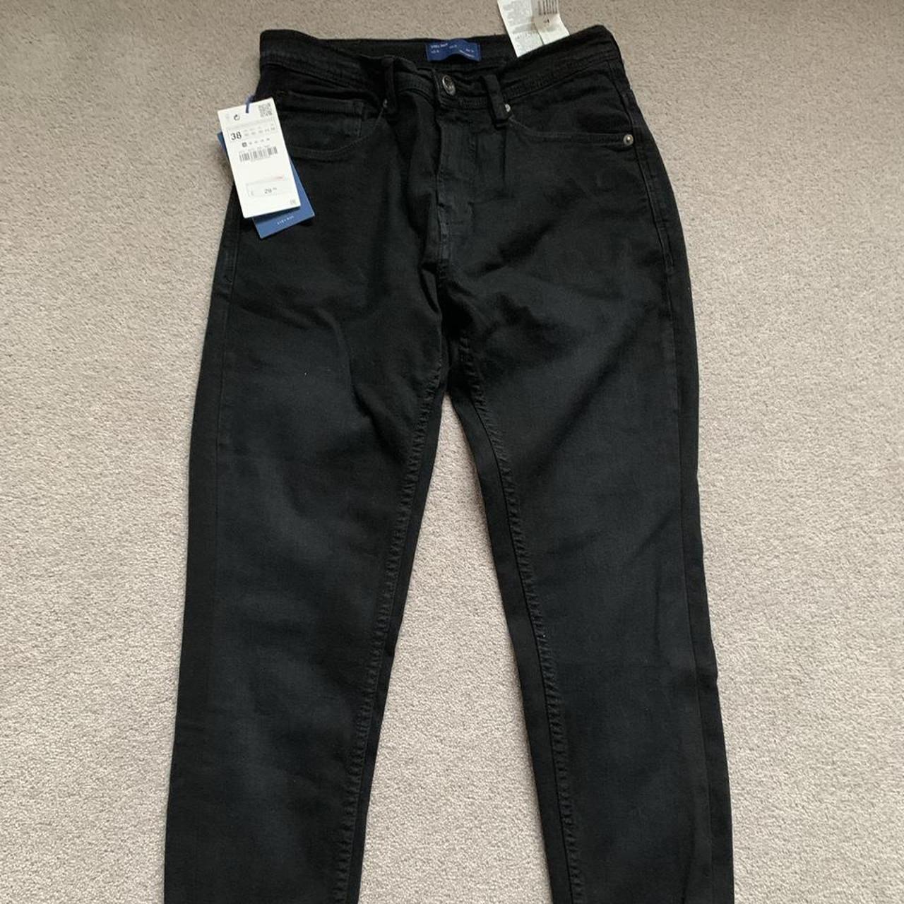 zara men's jeans leg length