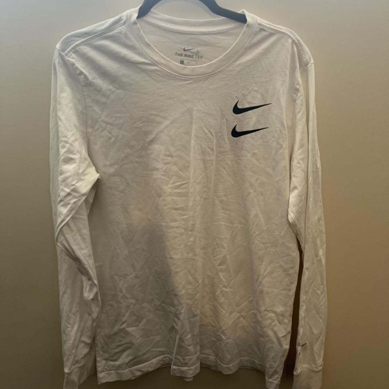 double swoosh nike t shirt