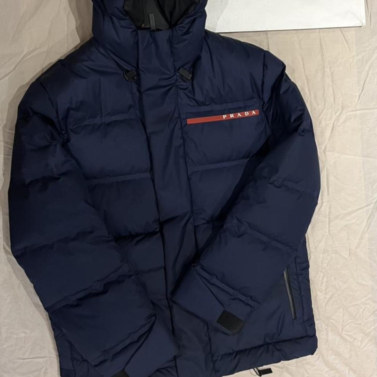 Prada Men's Blue Jacket | Depop