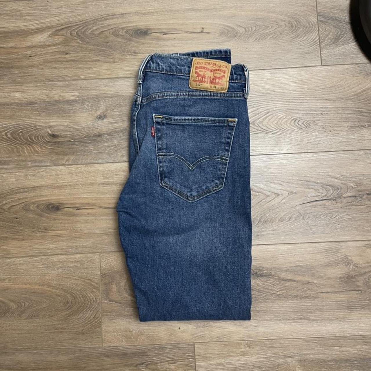 thrifted levi’s 512 34x32 really good condition, no... - Depop