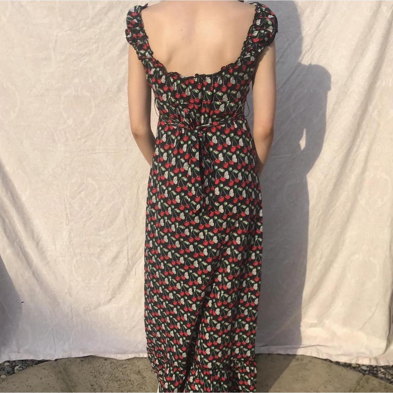 Dorothy Perkins cherry butterfly maxi dress. Size... Depop