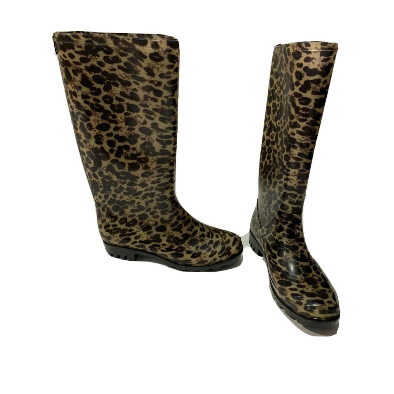 capelli animal print rain boots