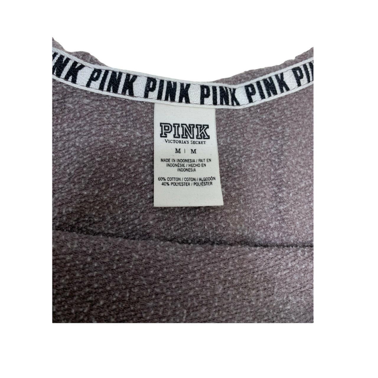 pink by Victoria’s Secret Size M V-neck Gray Purple... - Depop