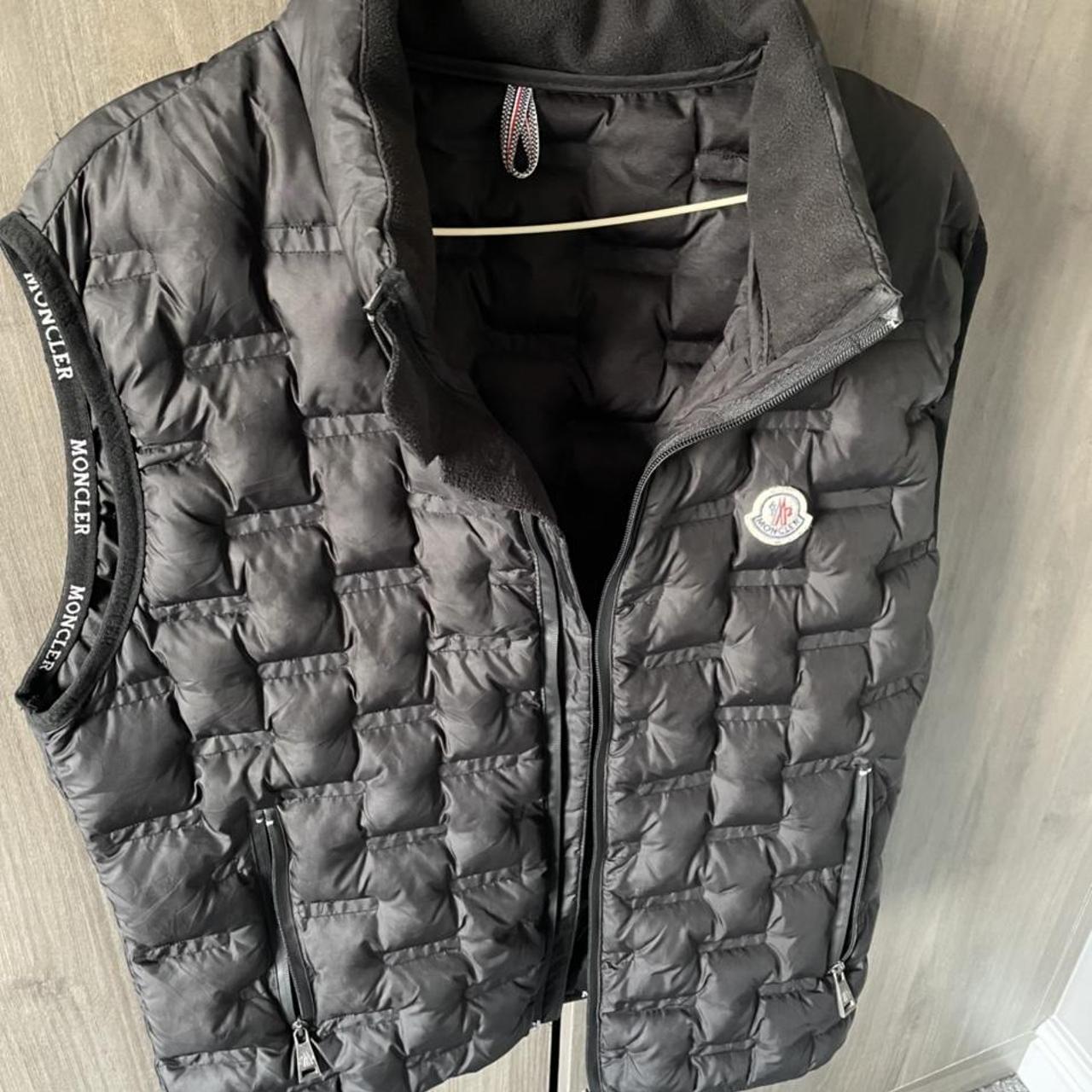 large moncler body warmer/ gilet, hardly worn. #moncler - Depop