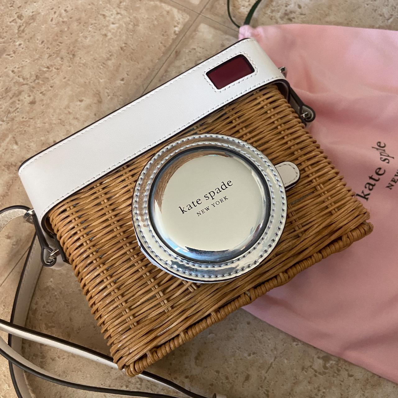 SOLD OUT Kate Spade Rose Camera Bag with a white... Depop