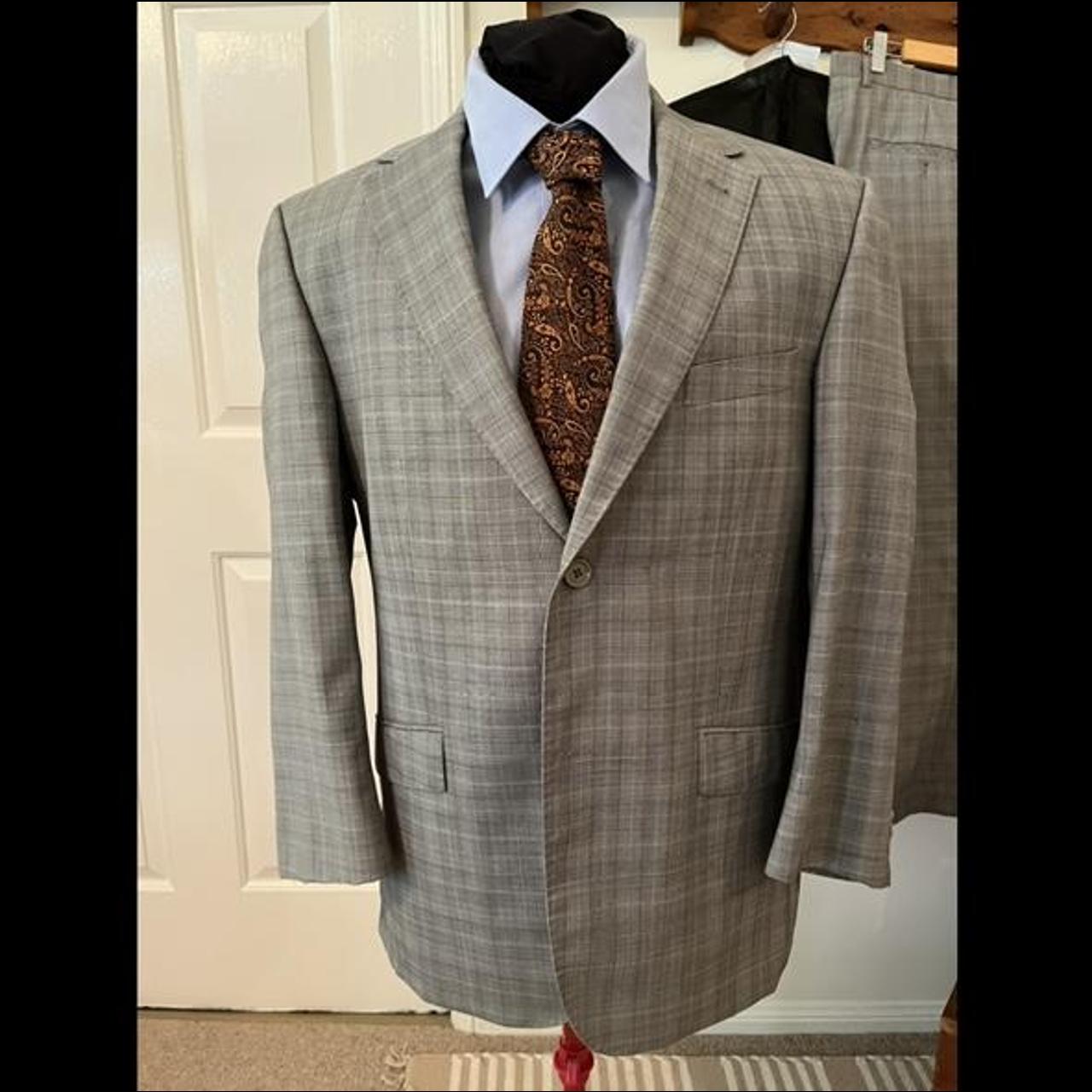 Elvis Movie Costume- Men’s Grey Plaid Full... - Depop