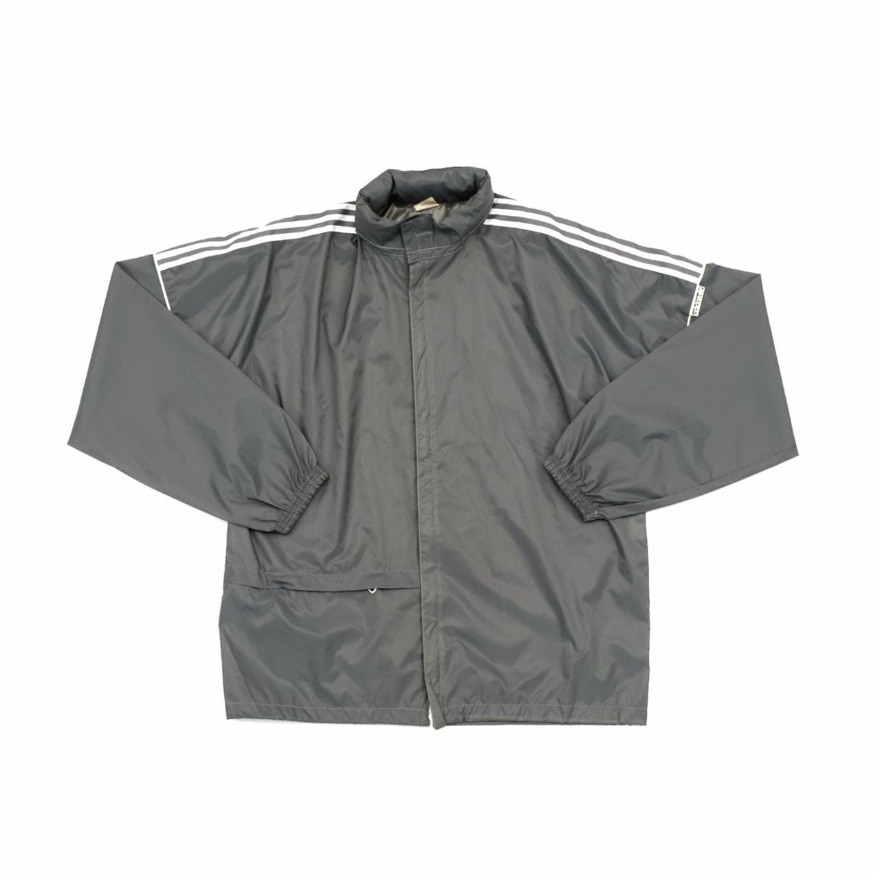 Vintage Adidas jacket. Original 90s Adidas raincoat.... - Depop