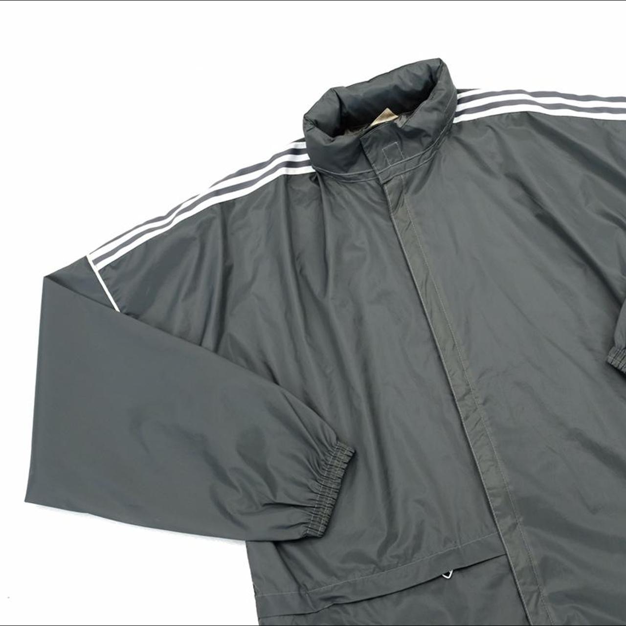 Vintage Adidas jacket. Original 90s Adidas raincoat.... - Depop