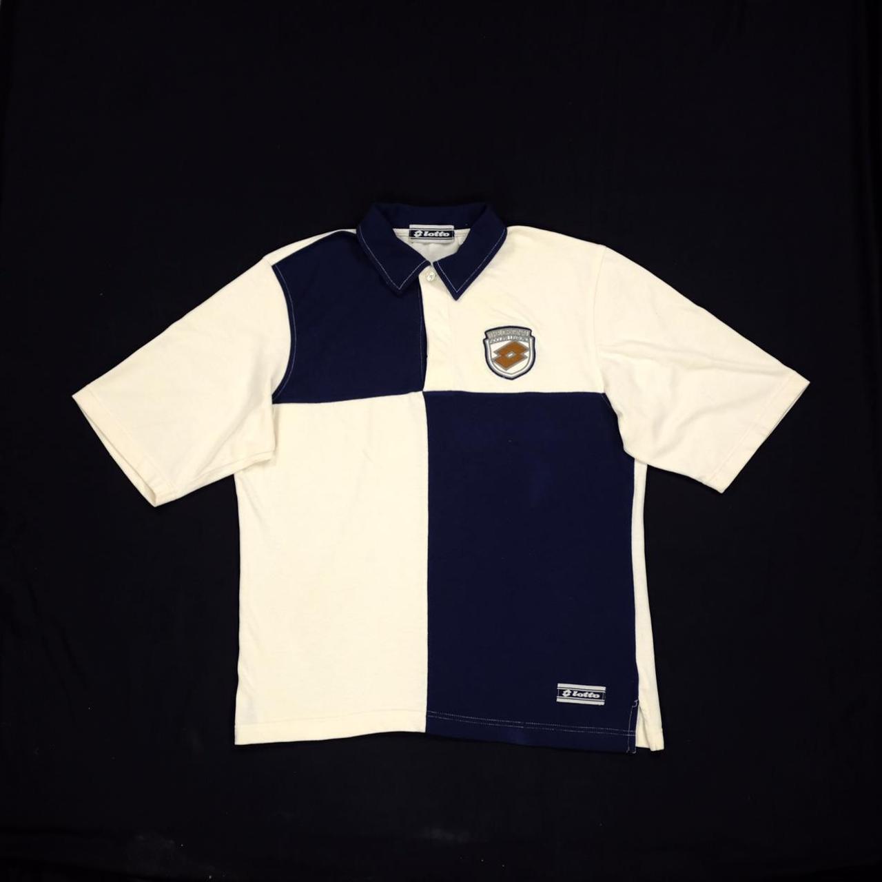 Vintage Lotto polo shirt. Original 90s Lotto Soccer... - Depop