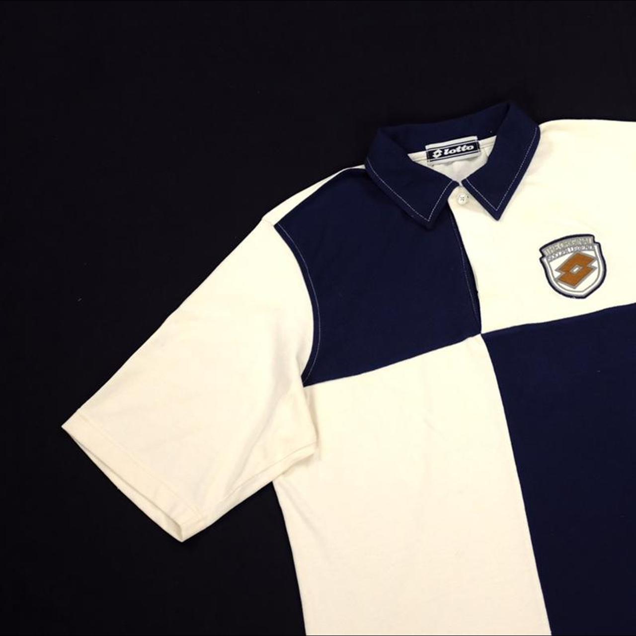 Vintage Lotto polo shirt. Original 90s Lotto Soccer... - Depop