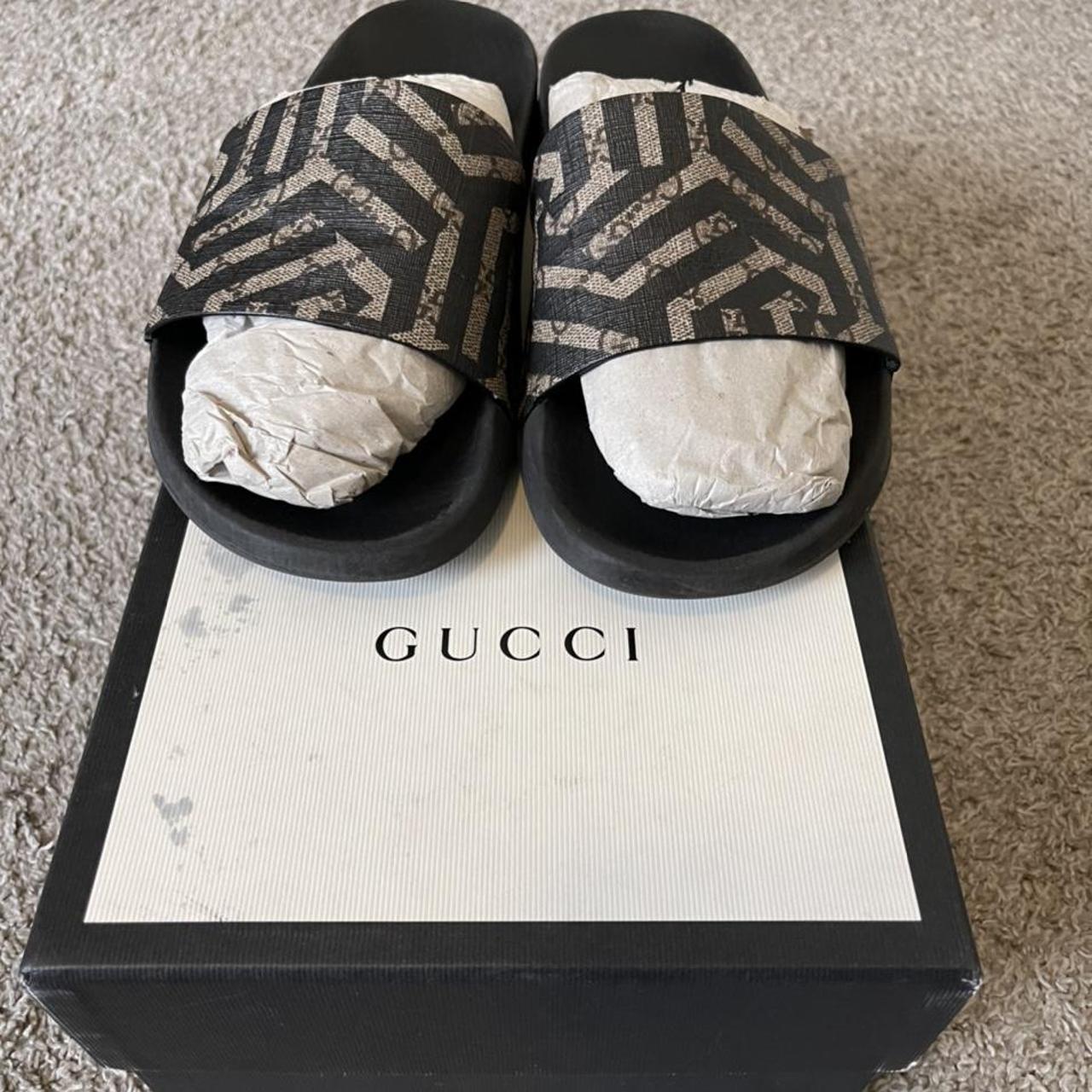 Gucci Slides gucci designer slides Depop