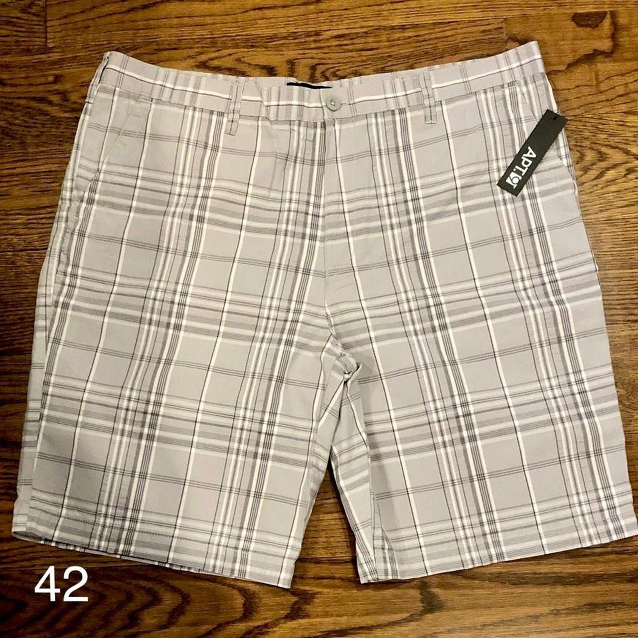 APT. 9 Mens Grey White Black Plaid Longer Length... - Depop