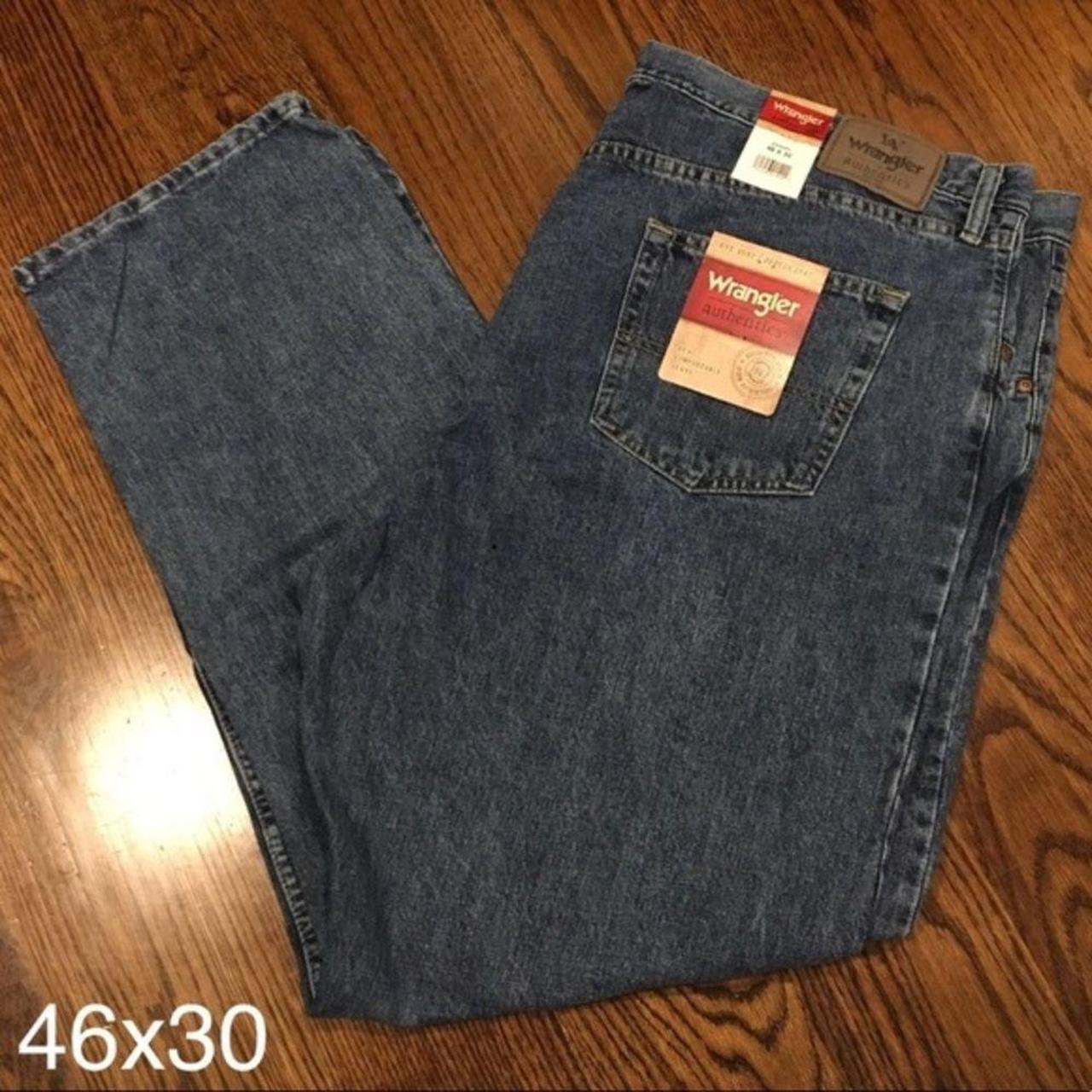 WRANGLER Straight Leg Jeans 46 x 30 NWT Men s Depop