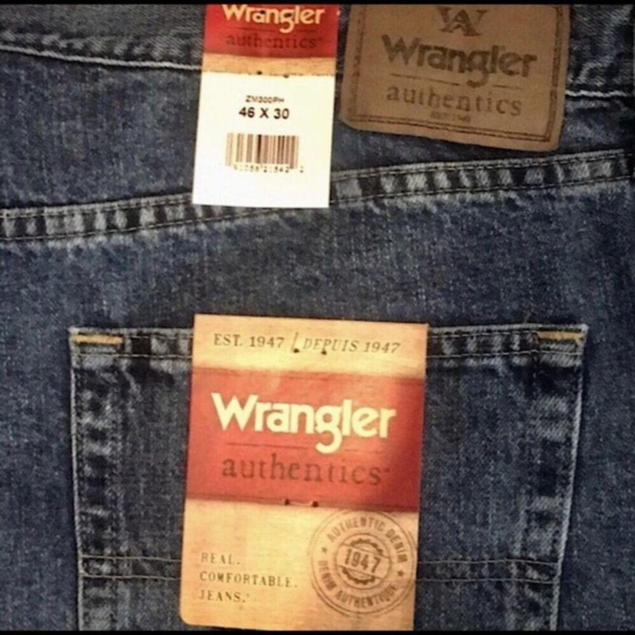 WRANGLER Straight Leg Jeans 46 x 30 NWT Men s Depop