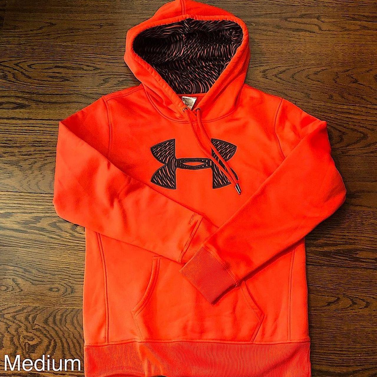 Under armour hoodie on sale women orange