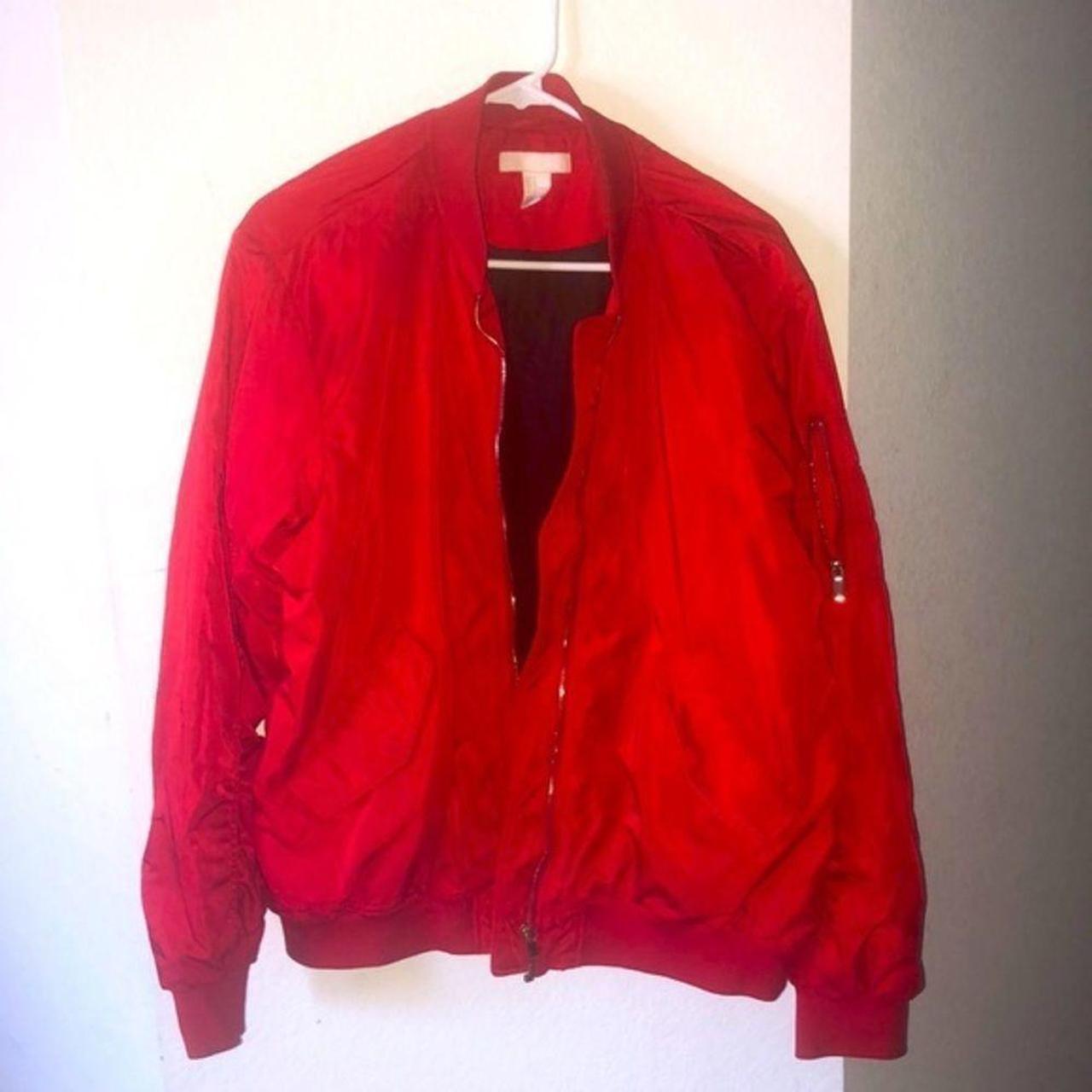H&M Women's Red Jacket Depop