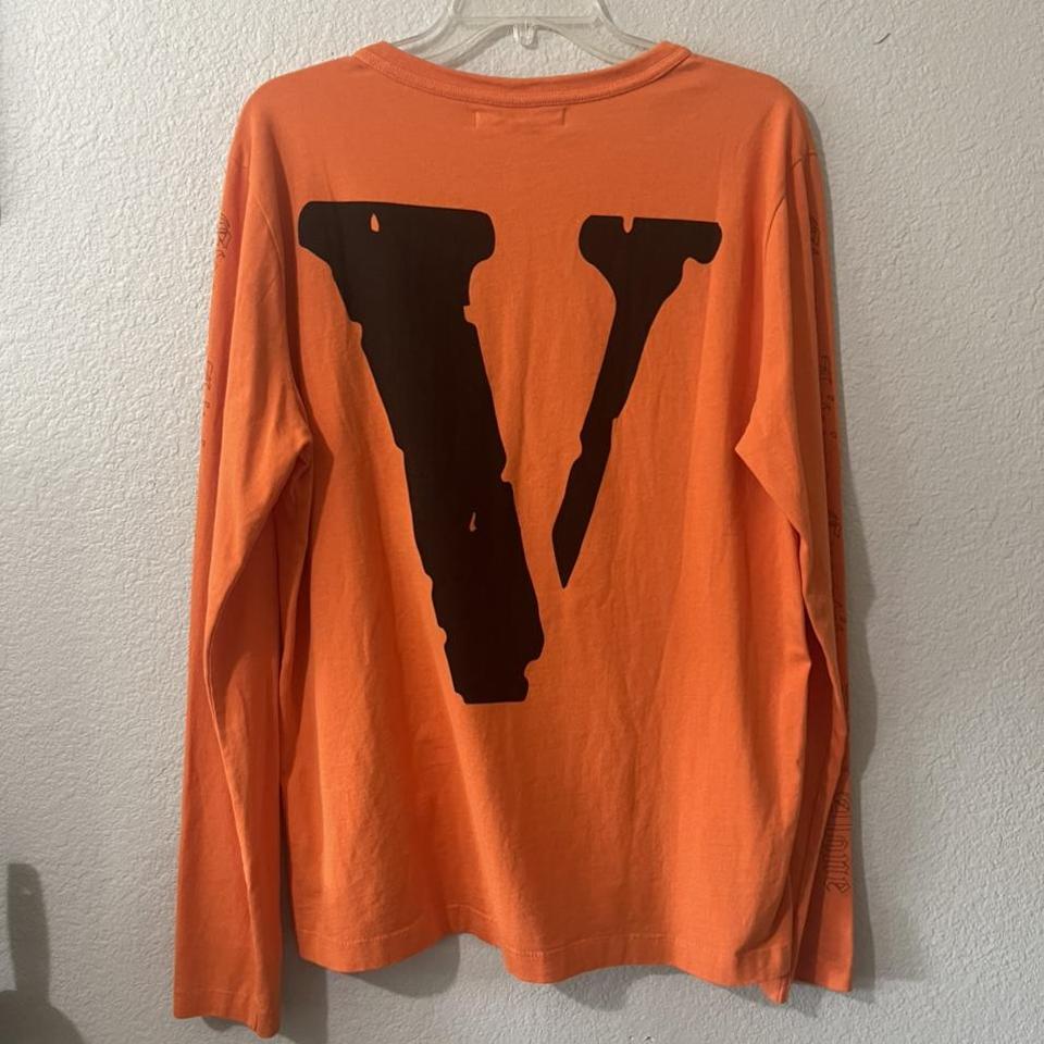 Orange vlone long outlet sleeve