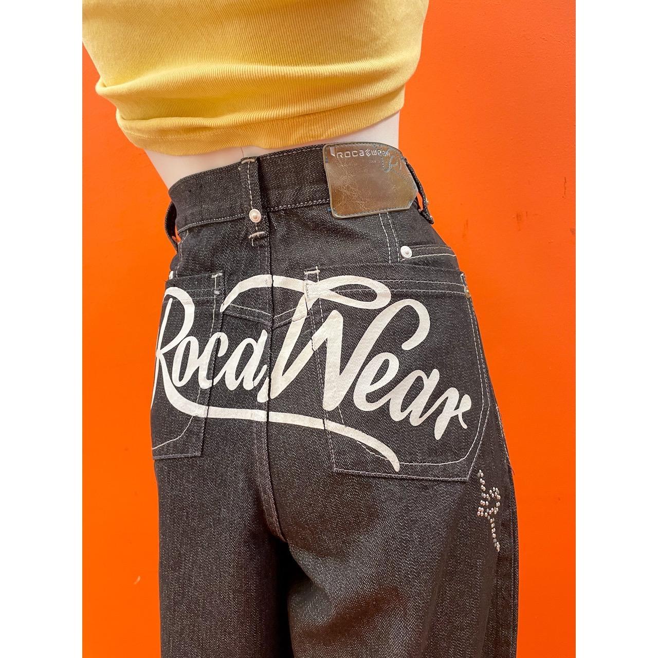 Vintage Y2k Rocawear Jeans Measurements Waist 30... Depop