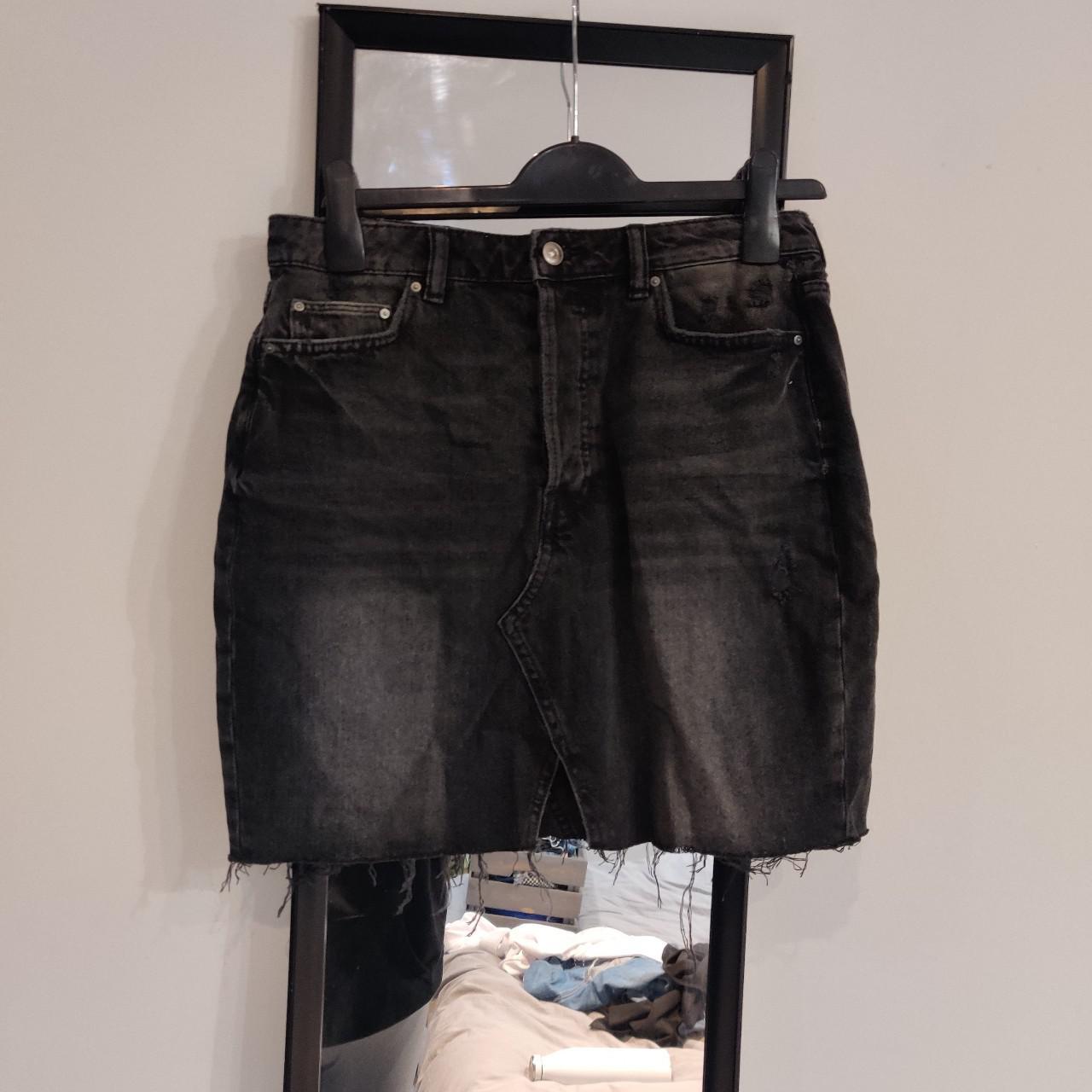 black denim skirt size 12