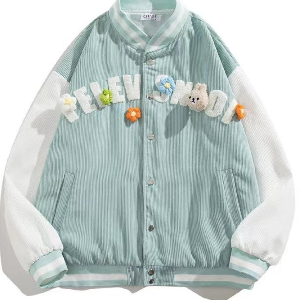 Unisex Fashion College Jacket Holiday Letterman... Depop