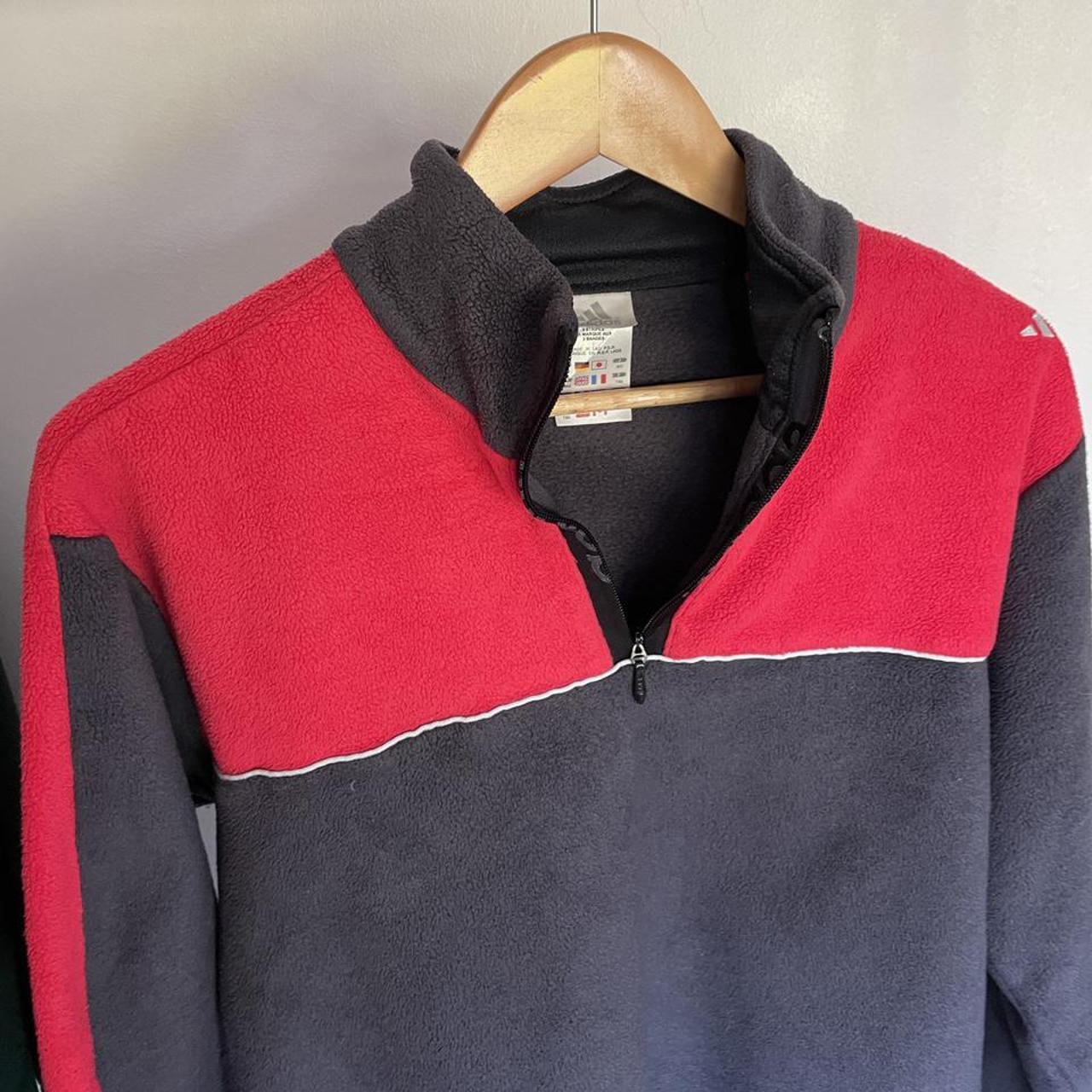 Vintage adidas quarter zip pullover. In great... - Depop