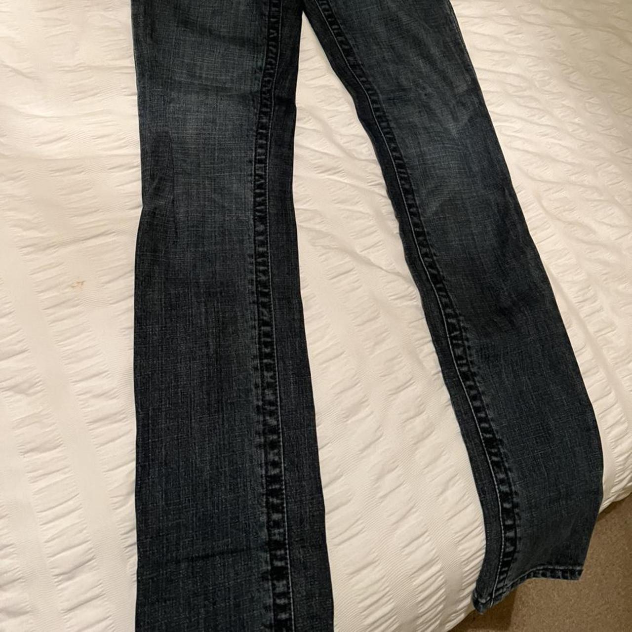 7 For All Mankind Women's Blue Jeans | Depop