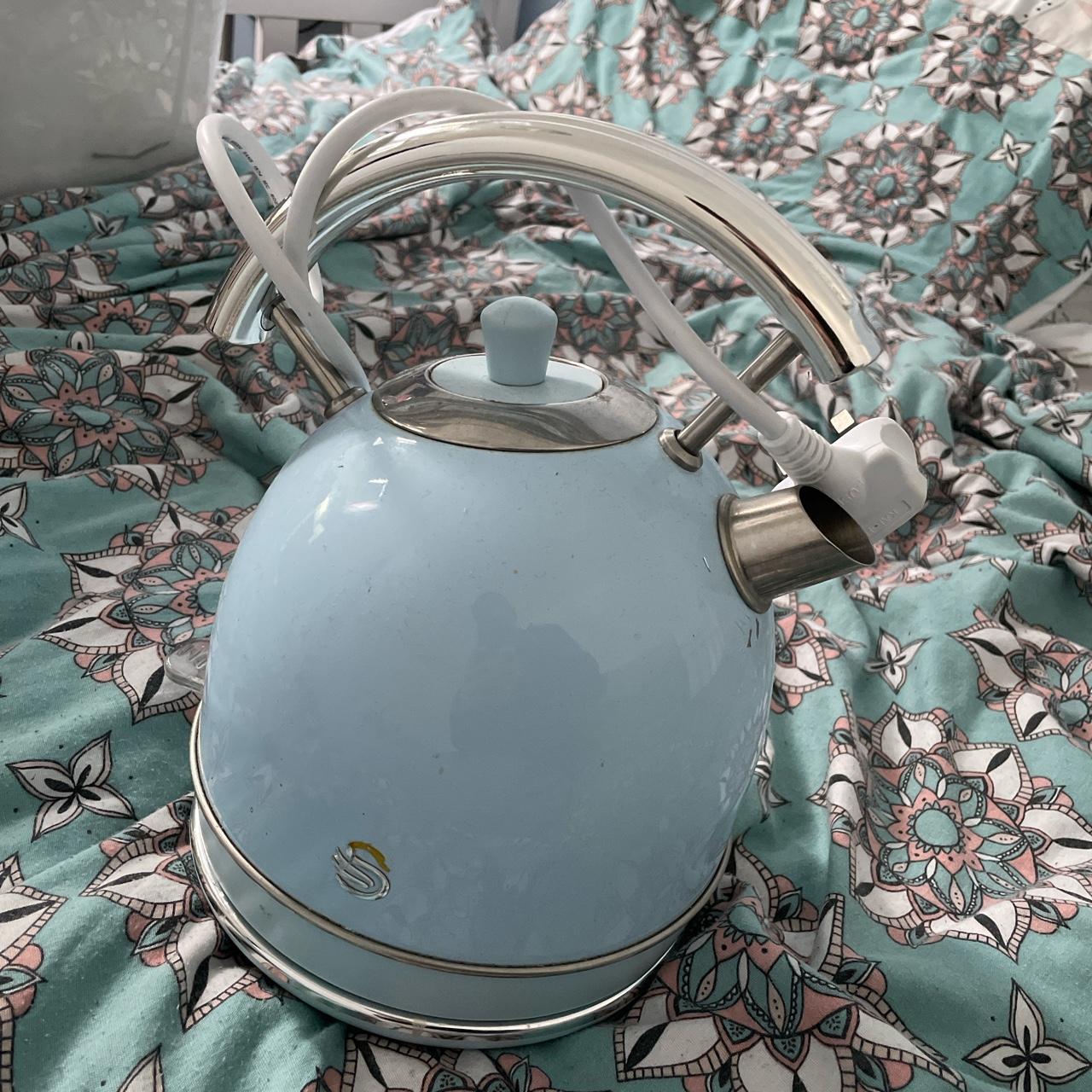 Swan brand. Duck egg blue. Toaster and kettle. Only... Depop