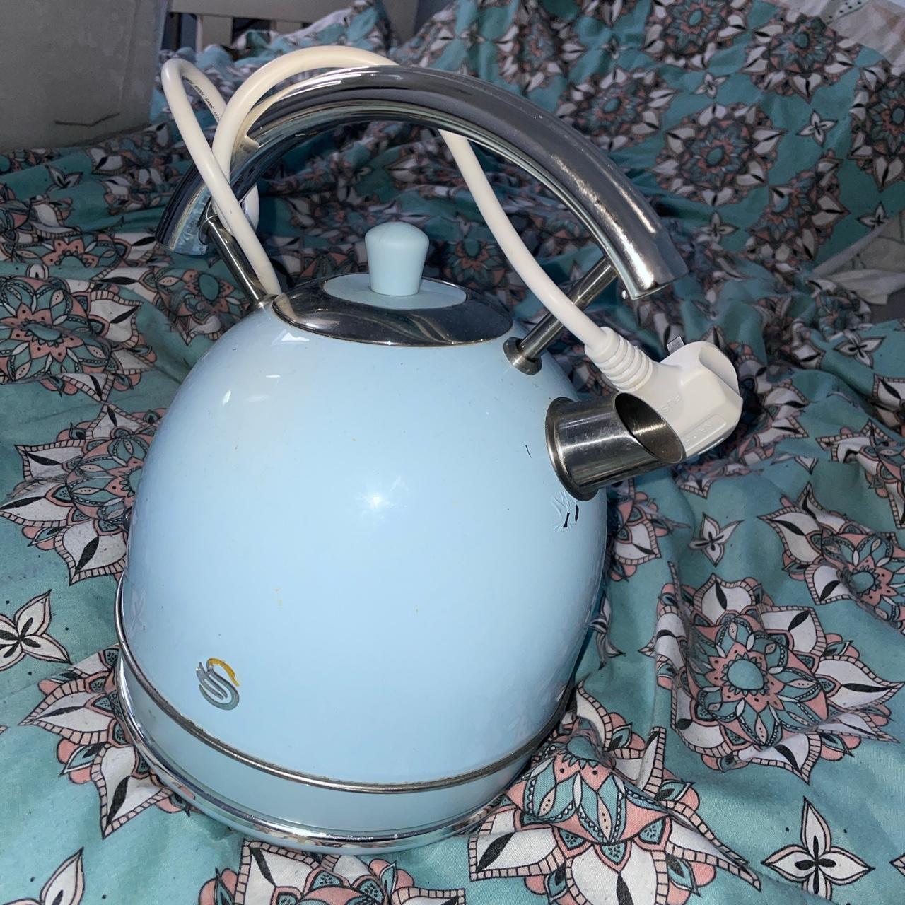 Swan brand. Duck egg blue. Toaster and kettle. Only... Depop