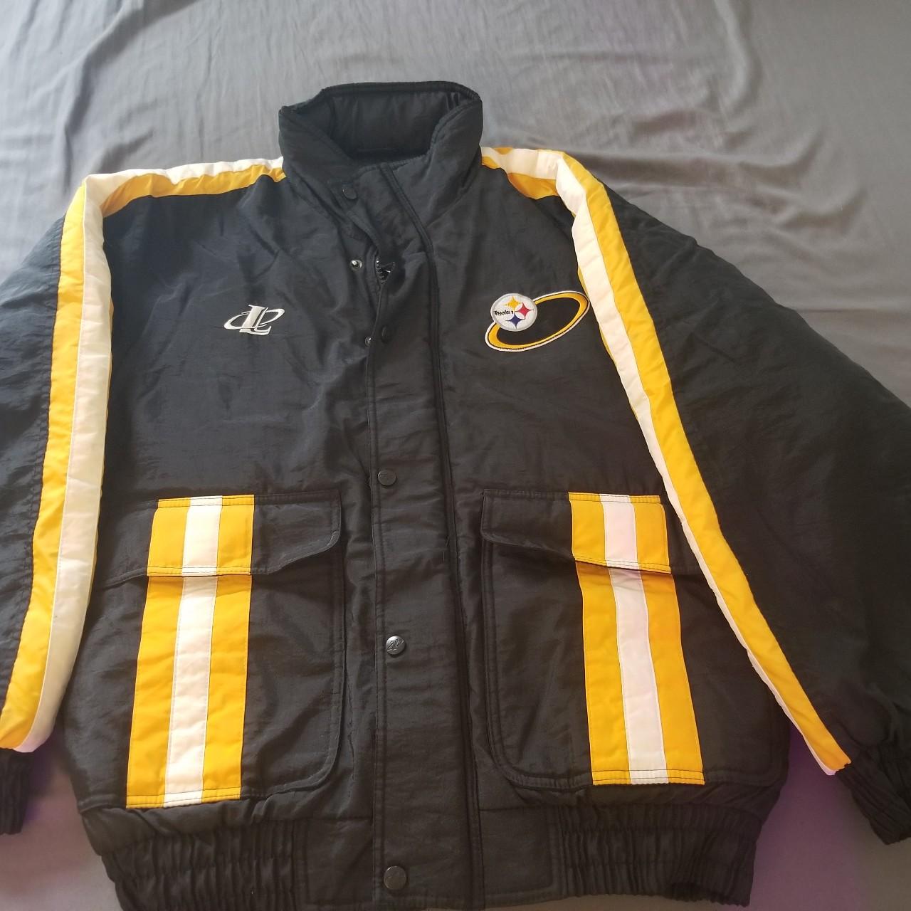 Pittsburgh Steelers nfl jacket Size m Good - Depop