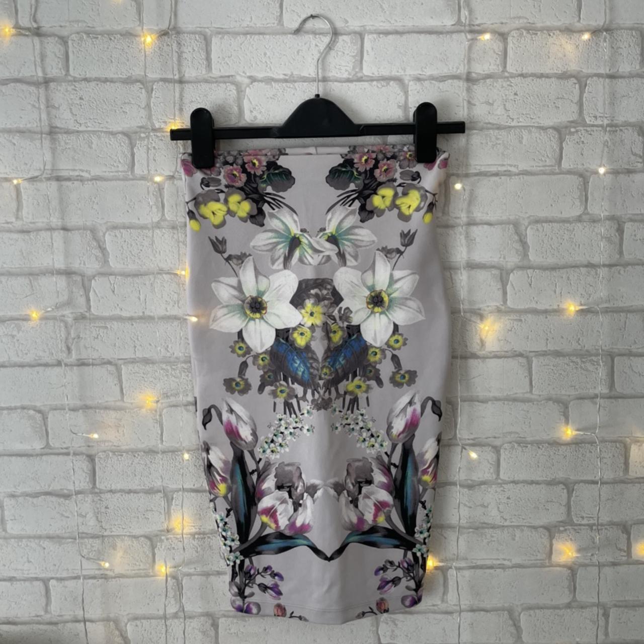 ASOS floral pencil skirt size 6