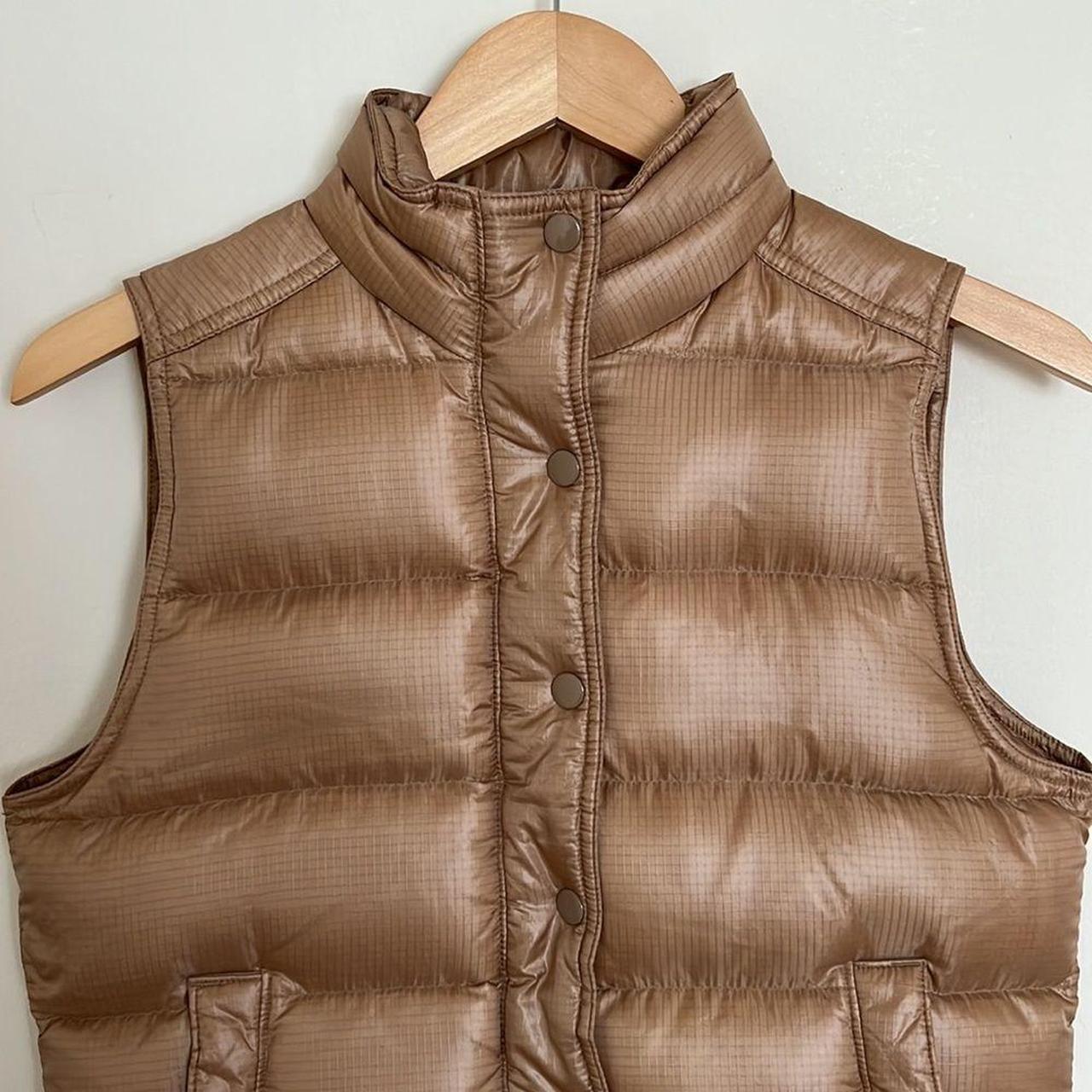 J. Crew Quilted Puffer Down Vest Size XS Excellent... Depop