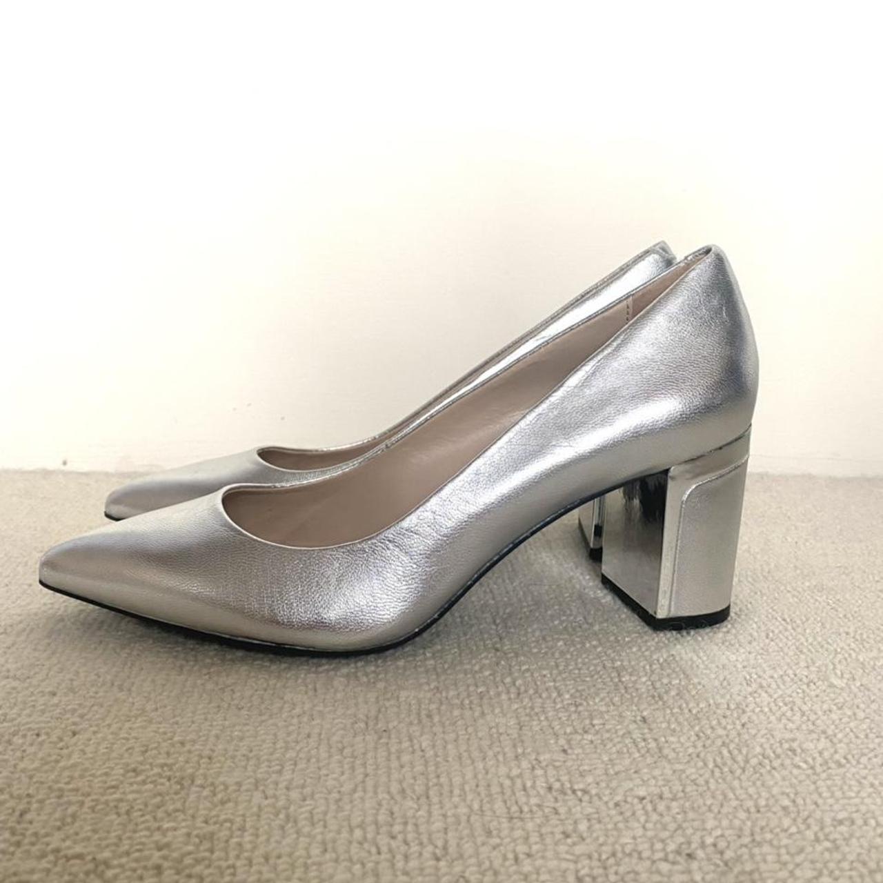 DKNY Women's Silver Courts | Depop