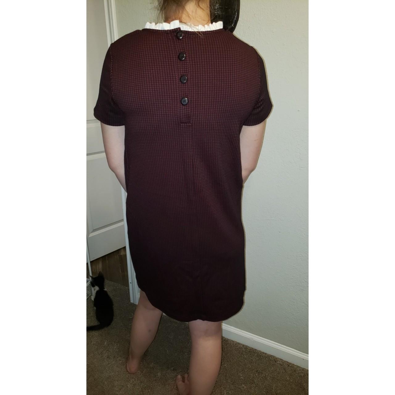 Loft burgundy outlet dress