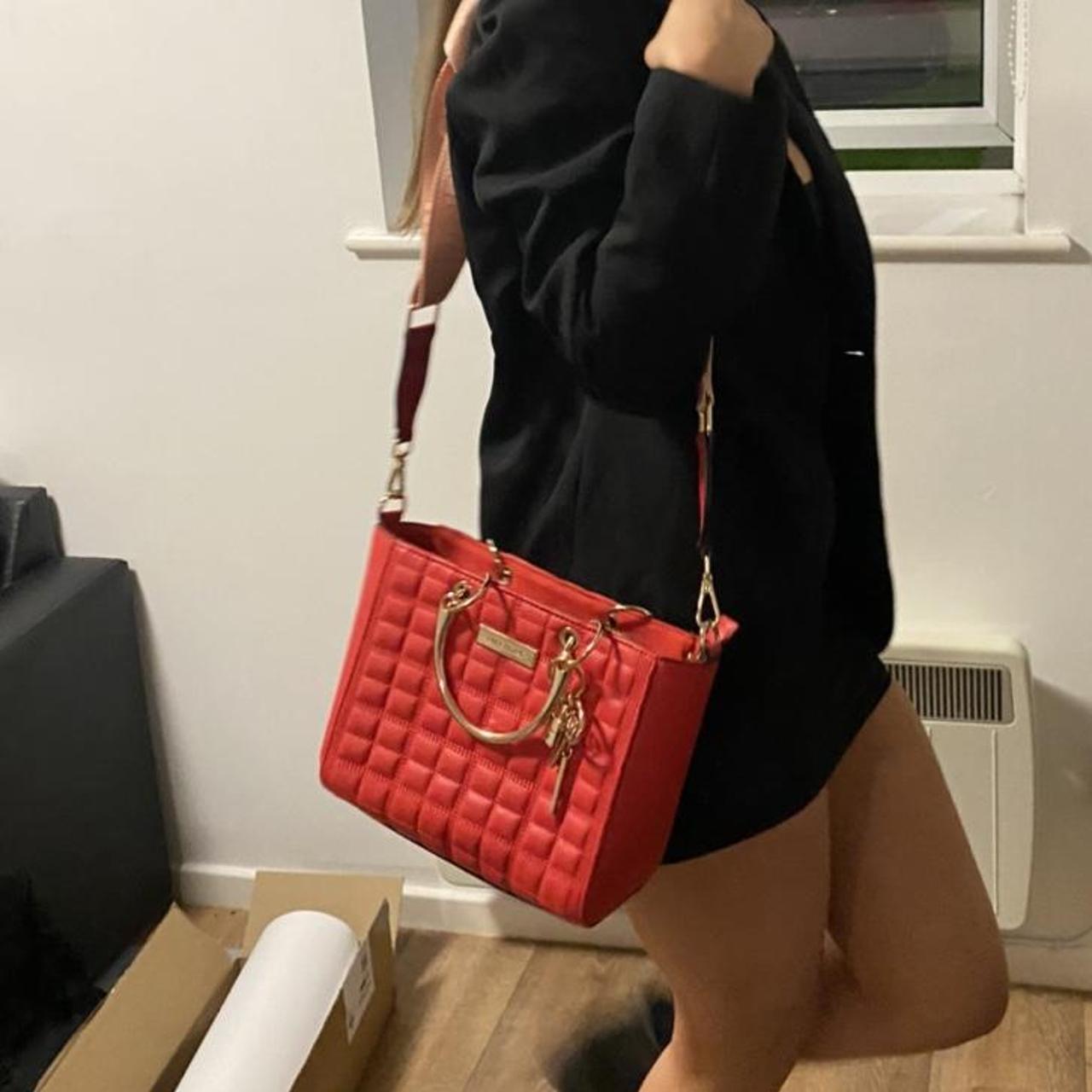 Quilted Purse River Island Red Purse Bag Outlet River Island