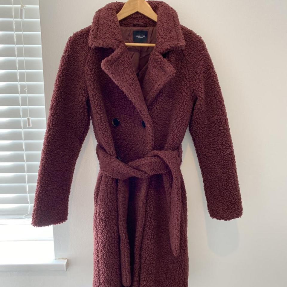 Selected femme clearance teddy coat