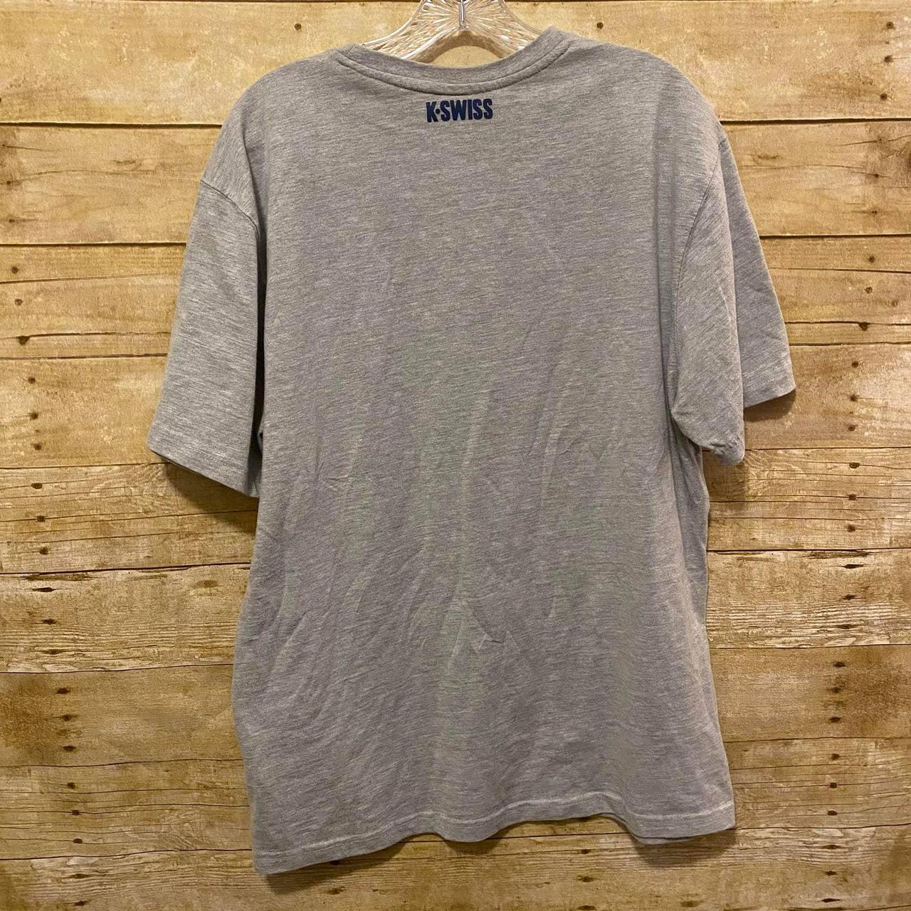 K-Swiss Men's Grey T-shirt (4)