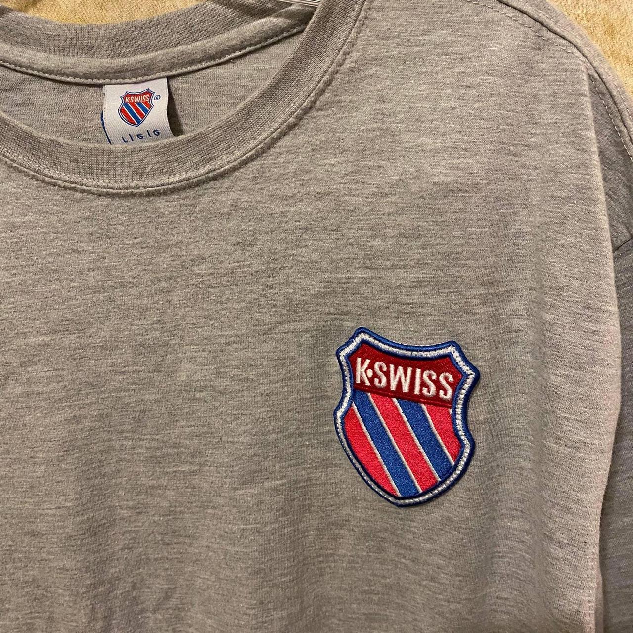 K-Swiss Men's Grey T-shirt (2)